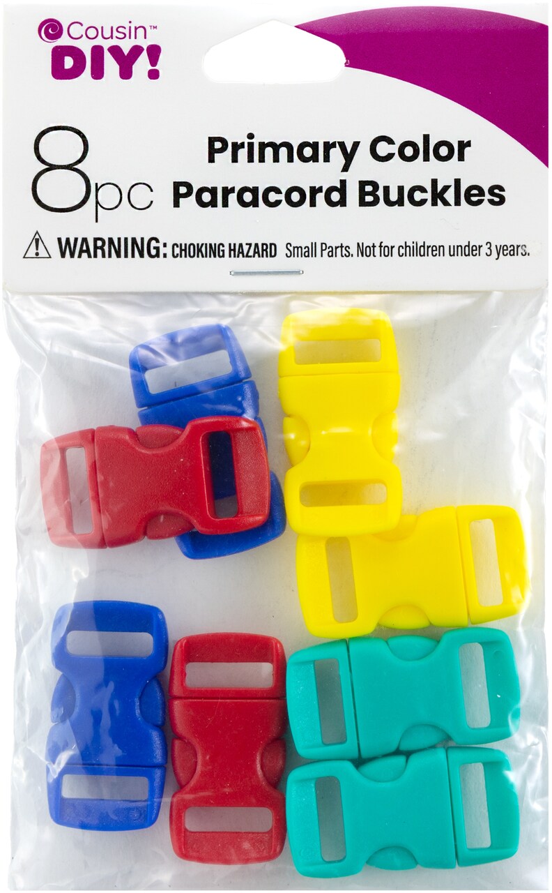 PRIMARY COLOR PARACORD BUCKLES-PRIMARY COLOR PARACORD BUCKLES
